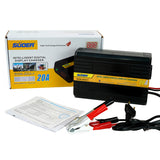 Load image into Gallery viewer, 12v 24v 20a battery charger black color for AGM/GEL