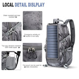 Laden Sie das Bild in den Galerie-Viewer, Foldable Solar Backpack 30L  with details display from Buymycharger.com