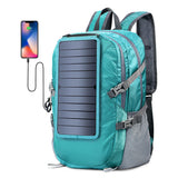 Laden Sie das Bild in den Galerie-Viewer, Foldable Solar Backpack 30L with blue color from Buymycharger