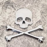 Load image into Gallery viewer, 3D Alloy Skull Car Emblems