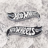 Load image into Gallery viewer, Hotwheels Decal Emblem 3D Metal Red Black