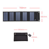 Laden Sie das Bild in den Galerie-Viewer, 15W Foldable Solar Panel Charger with USB