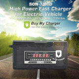 Load image into Gallery viewer, 72 Volt 6A/9A Smart Electric Bike Car Battery Charger SON-7280D