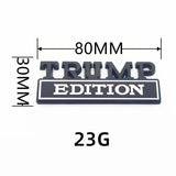 Load image into Gallery viewer, Trump Edition Decal Emblem 3D Car Full Metal Badges Decal